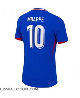 Günstige Frankreich Kylian Mbappe #10 Heimtrikot EM 2024 Kurzarm